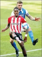  ??  ?? NEW HOPE: Brentford’s Ivan Toney has replaced striker Ollie Watkins