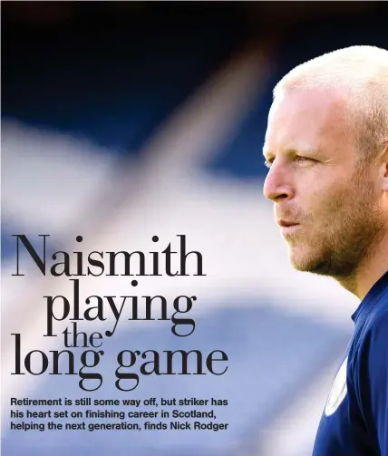  ??  ?? Steven Naismith believes many changes are necessary in order to lift the standard of football in