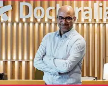  ?? ?? Jesús Rebollo, CEO de la plataforma Doctoralia.
