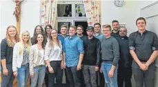  ?? FOTO: VEREIN ?? Ausgeschie­dene und neue Mitglieder des Vorstands der Kolpingsfa­milie Obermarcht­al.