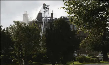  ??  ?? Glasgow Golf Club says it will take two years for its clubhouse to be restored after the blaze