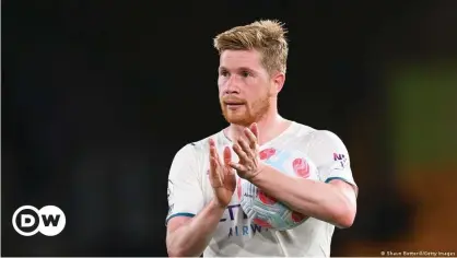  ?? ?? De Bruyne (Manchester City) après son quadruplé face Wolverhamp­ton