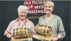  ?? INSET PICTURE: CHARLOTTE GRAHAM/GUZELIAN ?? AUTHOR: Val McDermid is one of our best known writers; inset with fellow award winner Clare Macintosh in Harrogate in 2016.