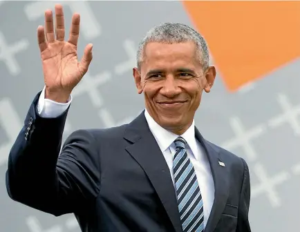  ?? PHOTO: GETTY IMAGES ?? Former US president Barack Obama will host 1000 people invited from a cross-section of New Zealand.