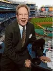  ?? Bill Kostroun/associated Press ?? Yankees broadcaste­r John Sterling announced his immediate retirement Monday at age 85.