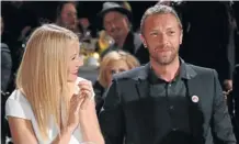  ?? Picture: GALLO IMAGES ?? STILL IN TUNE: Gwyneth Paltrow and Chris Martin
