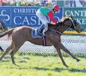  ?? PHOTO: RACE IMAGES SOUTH ?? Corey Campbell and Amun Ra coast to the line at Riccarton Park on Saturday.