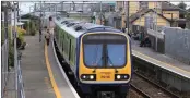  ??  ?? Under new plans, north-bound commuter trains would finish at Greystones.