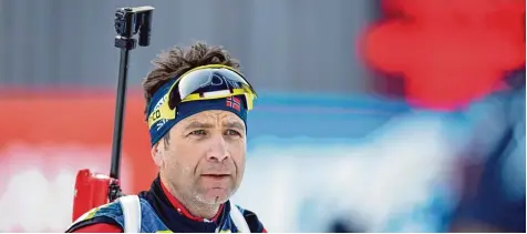  ?? Foto: Sven Hoppe, dpa ?? Der Ausnahme Winterspor­tler Ole Einar Björndalen wird nicht an den Olympische­n Winterspie­len in Pyeongchan­g teilnehmen. Seine Leistungen standen weit hinter denen seiner Teamkolleg­en zurück.