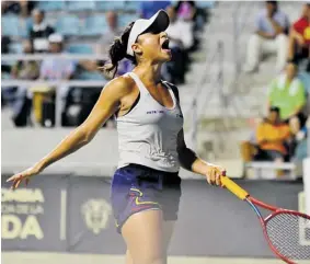 ?? | Foto de Cortesía ?? La tenista atlanticen­se María Fernanda Herazo no estará con la selección Colombia en la Billie Jean King Cup de Tenis.