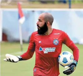  ?? ?? Goleiro Danilo Fernandes confia em uma boa apresentaç­ão do Bahia no duelo decisivo diante do Galo