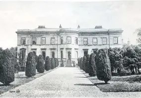  ??  ?? Impressive Blythswood House in Renfrew, where Lord Blythswood died in 1908