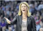  ?? JESSICA HILL/ASSOCIATED PRESS ?? UCF coach Katie Abrahamson-Henderson is excited her seniors can “extend their careers,” thanks to the WNIT bid.