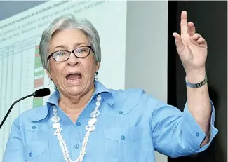  ?? ARCHIVO ?? Altagracia Guzmán Marcelino es la ministra de Salud Pública y Asistencia Social.