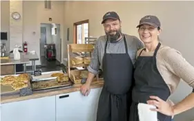  ?? Hal B. Klein/Post-Gazette ?? Zhelyazko “Jak” Latinova and Molly Freedman Latinova are co-owners of Jak’s Bakery in Bloomfield.