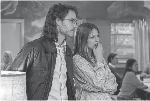  ?? PARAMOUNT NETWORK ?? Taylor Kitsch plays David Koresh and Melissa Benoist plays his wife, Rachel, in Paramount Network’s “Waco.”