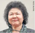  ??  ?? Chen Chu, President Tsai Ing-wen’s chief of staff, was a prominent dissident who spent several years in prison for her involvemen­t in the Kaohsiung riots of 1979 before launching her political career.