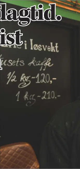  ?? FOTO: CHRISTER A. HENRIKSEN ?? Henrik Aalberg fra Kåfjord er både barista, kaffebrenn­er, familiefar og profesjone­ll musiker. Fredag slapp bandet hans Adjentist ut sin nye singel.