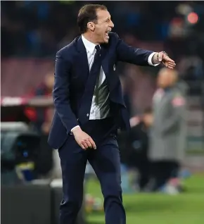  ??  ?? Max Allegri has his eye on winning the Champions League Photograph: Getty