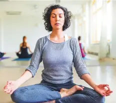  ??  ?? Experts says breathing right is at the root of all wellness regimes, whether it is meditation, yoga or resistance training.