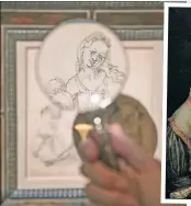  ?? ?? THAT ‘WORKS’: A drawing called “The Virgin and Child with a Flower on a Grassy Bank” is said to be by Renaissanc­e artist Albrecht Dürer, and when viewed up close looks a lot like his self-portrait (right).