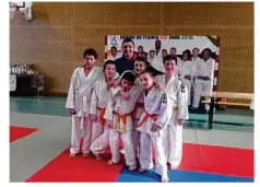  ??  ?? L’équipe des benjamins du judo-club de Brionne.