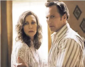  ?? CorTesÍA rolA ?? La dupla conformada por Vera Farmiga (Lorraine Warren) y Patrick Wilson (Ed Warren), repite en esta nueva entrega.