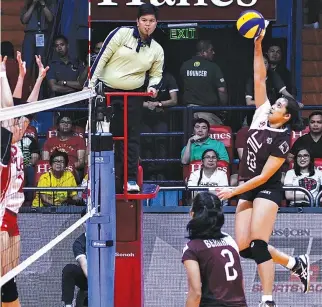  ?? KEITH MAGCALING ?? THE UP LADY FIGHTING MAROONS go for their second win in UAAP Season 81 when they take on the FEU Lady Tamaraws today at the FilOil Flying V Centre in San Juan.