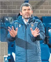  ??  ?? MEMORIES: Saints legend Tommy Wright, far left, bid farewell to the club last year and was replaced by former Mcdiarmid Park player Callum Davidson, above. The year also saw Michael O’halloran, above left, playing again for the club as did Stevie May, pictured top, right, helping Ali Mccann celebrate his great goal at Aberdeen.