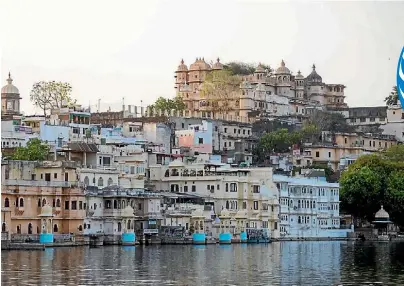  ?? BROOK SABIN ?? Udaipur’s City Palace was built over 400 years.