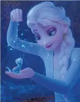  ?? DISNEY ?? Idina Menzel again voices Elsa in “Frozen 2.”