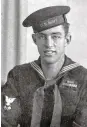  ?? ?? Donald Richard Hanson was among a crew of young Navy recruits who served on the first LST headed for Omaha Beach in World War II. His daughter, Donna Hanson, has published a book about her dad and his shipmates.