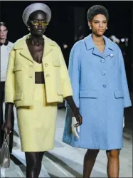  ?? BEBETO MATTHEWS ?? The latest fashion creation from Marc Jacobs is modeled during New York’s Fashion Week, Wednesday Feb. 12, 2020.