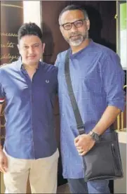  ?? PHOTO: HTCS/PRAMOD THAKUR ?? Bhushan Kumar (left) is producing Blackmail, which is directed by Abhinay Deo (right)