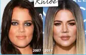  ??  ?? 2007 2017 Khloé