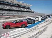  ??  ?? This year marked the first time the Texas auto writers used the Circuit of the Americas for their annual testing.