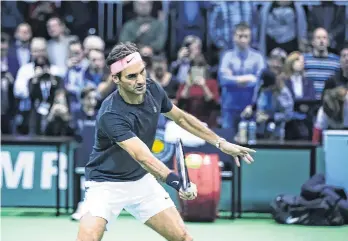  ?? /EFE ?? Roger Federer, a sus 36 años de edad, está más maduro que nunca, pero no por eso pierde la ambición.