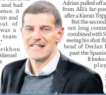  ??  ?? RELIEF West Ham boss Bilic