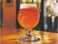  ??  ?? Juicy Bits, a very popular hazy IPA beer (the most notable beer trend of 2016), is one of many beers at WeldWorks Brewing. Andy Cross, Denver Post file