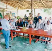  ?? FUENTE EXTERNA ?? El voluntaria­do beneficiar­á a residentes en la Loma Blanca de Bonao.