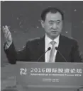  ??  ?? Wang Jianlin, Dalian Wanda Group chairman, has invested heavily in Hollywood over the last few years. He has said that Wanda would be interested in purchasing one of the “Big Six” Hollywood studios. Wanda already owns Legendary Entertainm­ent and AMC...