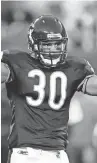  ??  ?? Safety Mike Brown was the 39th overall selection in the 2000 NFL draft by the Bears.