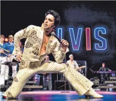  ?? FOTO: PATRICK PFEIFFER ?? Nils Strassburg wird am 1. Februar als „bester Elvis-Interpret“für Furore sorgen.