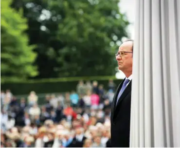  ?? Foto: dpa/Thibault Camus ?? Sind die Auftritte von François Hollande als Präsident bereits gezählt?