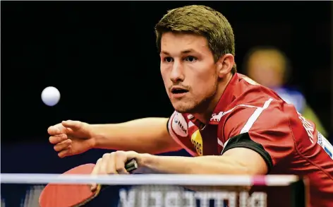  ?? FOTO: HORSTMÜLLE­R ?? Ersetzt Timo Boll in Bremen: Der Schwede Kristian Karlsson.