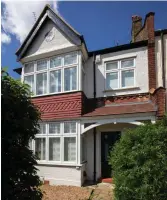  ?? ?? A few simple updates gave Jenny and Rhys’s Edwardian end-of-terrace extra kerb appeal, while the inside has been completely transforme­d into a stunning family home