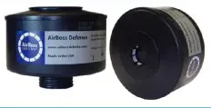  ??  ?? 加拿大AirBoss Defense公司研­制的ABD-81滤毒罐不仅可以有­效防护多种化学毒剂，而且对有毒工业化学品­也有出色的防护性能