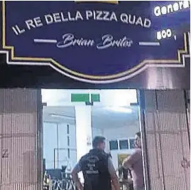  ?? POLICÍA/ARCHIVO ?? OPERATIVO. En diciembre de 2019 se produjo el allanamien­to en la pizzería.