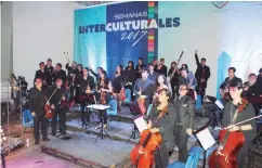  ??  ?? Orquesta Sinfónica Juvenil de Naucalpan