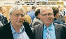  ?? RP-FOTO (2): FRANZ-HEINRICH BUSCH ?? Sitzen wieder im Bundestag: Uwe Schummer (CDU) wohl in der Regierung, Udo Schiefner (SPD) wohl in der Opposition.